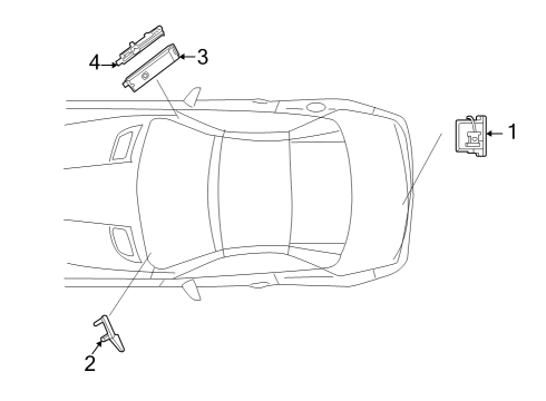 2023 Mercedes-Benz SL43 AMG Antenna & Radio
