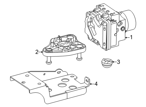 2025 Mercedes-Benz G580 ABS Components