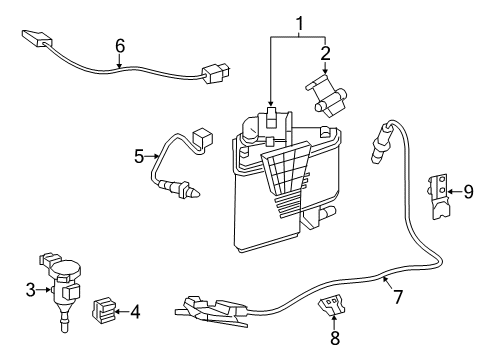 2014 Mercedes-Benz CLA250 Powertrain Control Diagram
