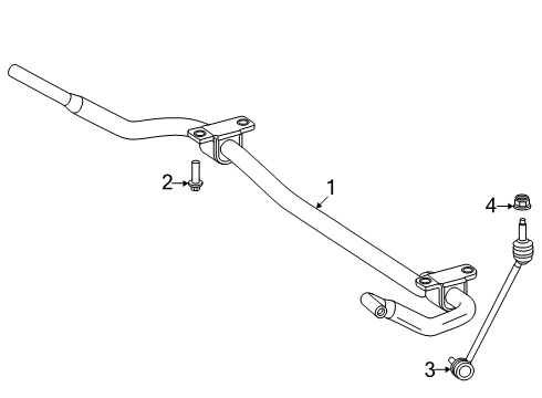 2024 Mercedes-Benz CLE53 AMG Stabilizer Bar & Components