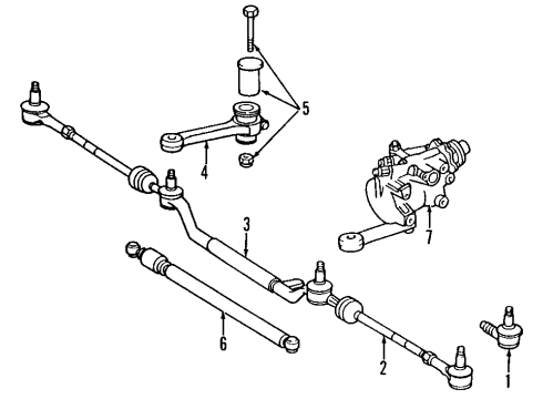 1998 Mercedes-Benz C280 P/S Pump & Hoses