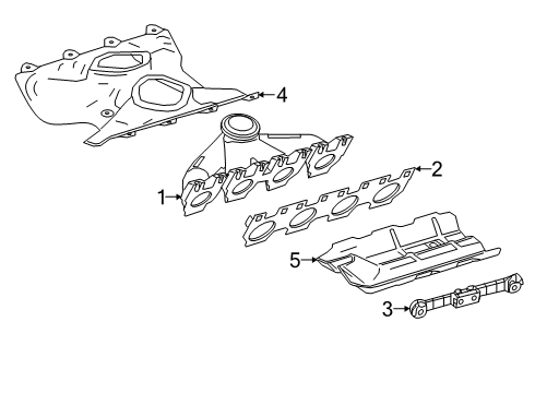 2024 Mercedes-Benz G63 AMG Exhaust Manifold