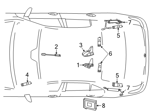 2014 Mercedes-Benz E250 Antenna & Radio
