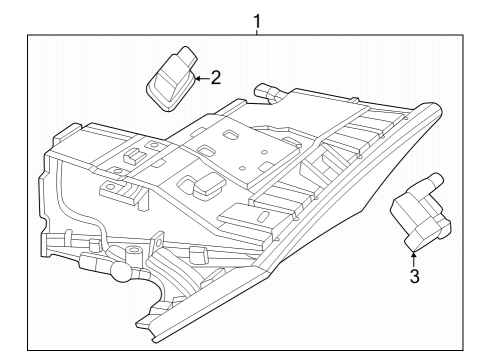 2025 Mercedes-Benz EQE 350+ Glove Box