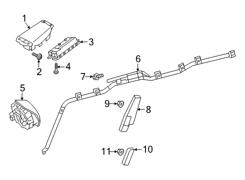 2025 Mercedes-Benz G63 AMG Air Bag Components