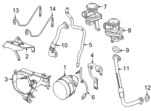 2013 Mercedes-Benz C63 AMG Powertrain Control - Air Diagram 3