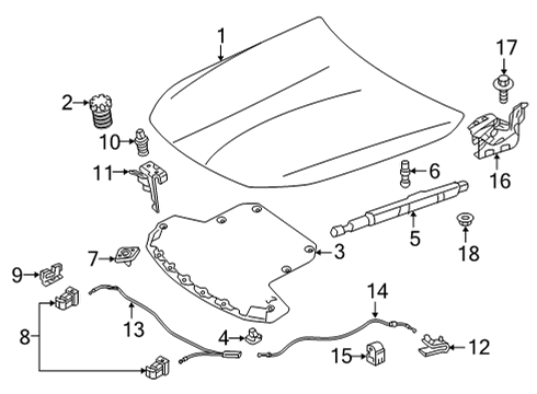 2025 Mercedes-Benz AMG GT 63 S E Performance Hood & Components