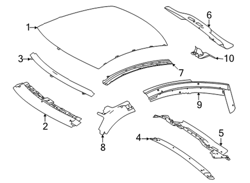 2019 Mercedes-Benz AMG GT C Roof & Components