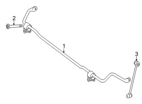 2013 Mercedes-Benz E63 AMG Stabilizer Bar & Components Diagram 7