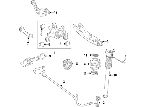 2024 Mercedes-Benz CLA45 AMG S Lower Control Arm - Rear