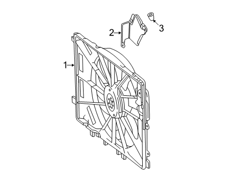2015 Mercedes-Benz GLA45 AMG Cooling Fan Diagram