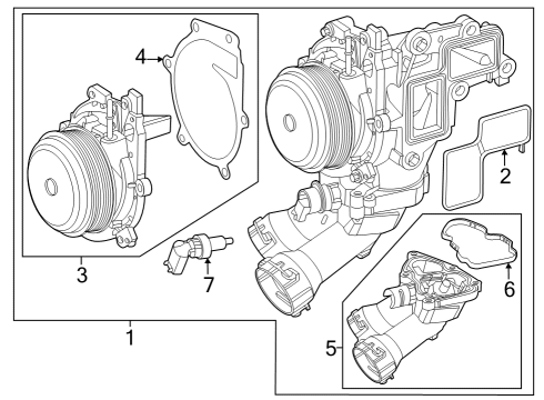 2024 Mercedes-Benz Sprinter 2500 Water Pump