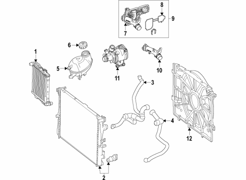 2025 Mercedes-Benz GLE53 AMG Cooling Fan