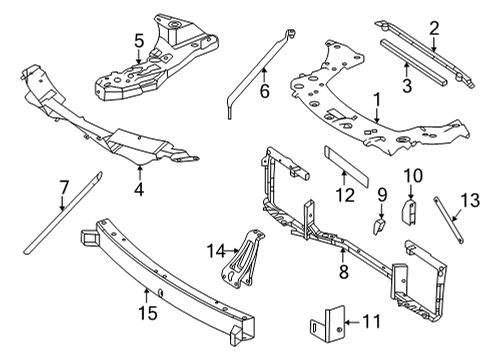 2019 Mercedes-Benz AMG GT C Radiator Support