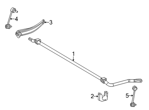 2017 Mercedes-Benz AMG GT S Stabilizer Bar & Components Diagram 2
