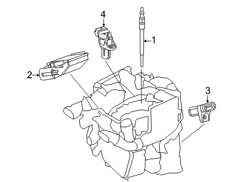 2013 Mercedes-Benz S350 Powertrain Control Diagram