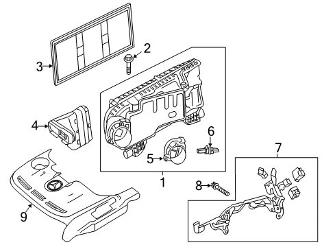 2012 Mercedes-Benz C350 Powertrain Control - Air Diagram 2