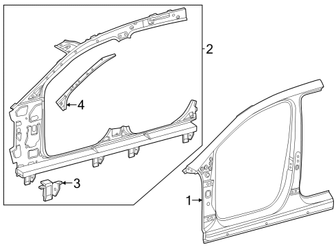 2025 Mercedes-Benz EQS 450 SUV Aperture Panel
