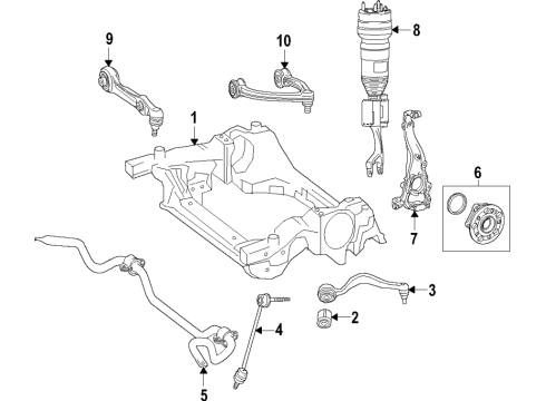2024 Mercedes-Benz S63 AMG E Performance Front Suspension