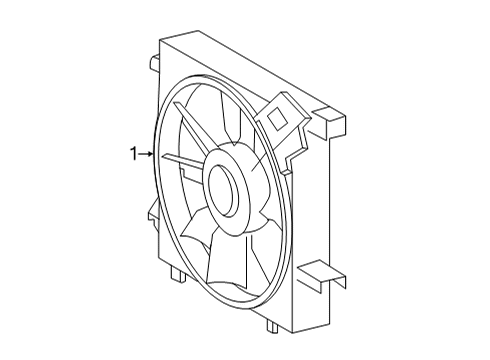 2007 Mercedes-Benz G55 AMG Cooling Fan Diagram