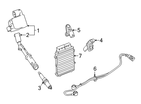 2016 Mercedes-Benz GLE63 AMG S Ignition System Diagram