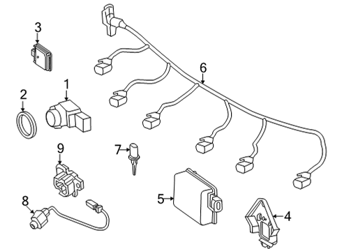 2021 Mercedes-Benz E450 Controls - Instruments & Gauges Diagram