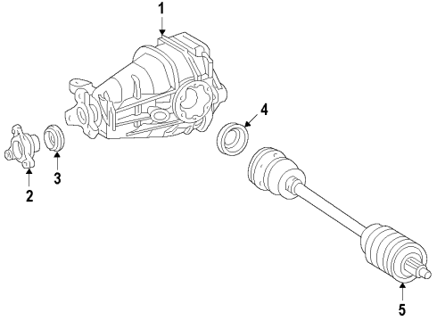 2012 Mercedes-Benz GL450 Differential - Rear