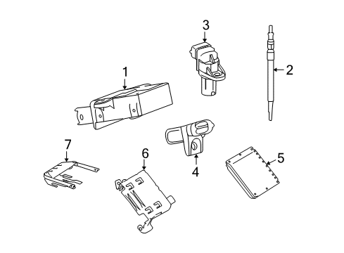 2011 Mercedes-Benz ML350 Ignition System Diagram