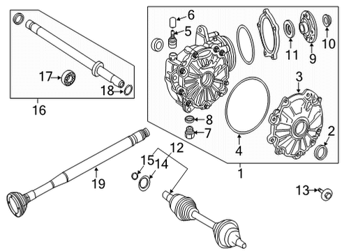 2021 Mercedes-Benz E450 Front Axle & Carrier Diagram 2