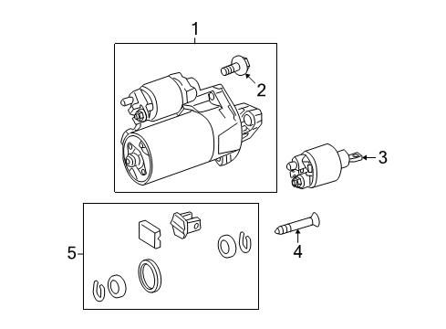 2010 Mercedes-Benz E350 Starter Diagram 2