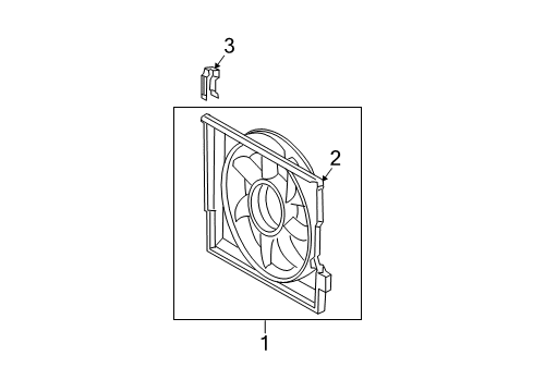 2005 Mercedes-Benz E320 Cooling Fan Diagram
