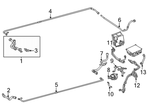 2025 Mercedes-Benz EQS 580 Hoses, Lines & Pipes