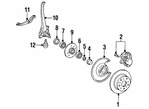 1985 Mercedes-Benz 300CD Steering Arm Diagram for 123-332-20-20