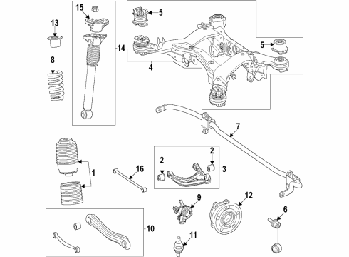 2021 Mercedes-Benz GLE53 AMG SUV Lower Control Arm - Rear
