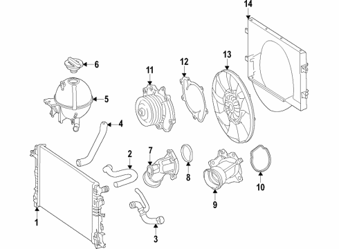 2021 Mercedes-Benz Sprinter 2500 Cooling System Diagram 2