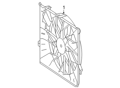 2020 Mercedes-Benz GLC350e Cooling Fan Diagram