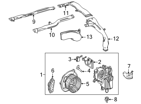 2017 Mercedes-Benz GLS63 AMG Auxiliary Heater & A/C Diagram