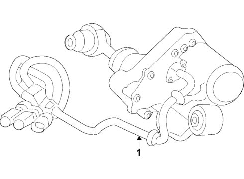 2020 Mercedes-Benz AMG GT 63 Steering Gear & Linkage Diagram 2