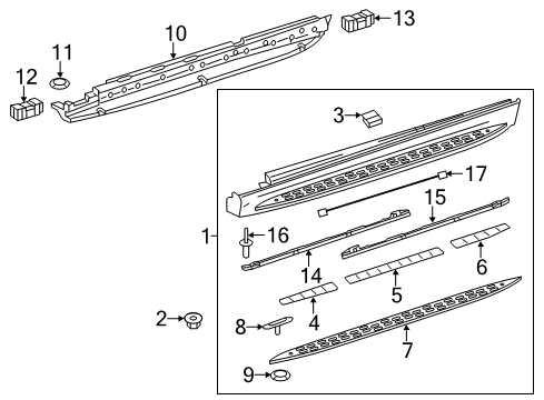 2014 Mercedes-Benz GL550 Running Board
