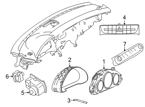 2006 Mercedes-Benz CLS500 Heated Seats Diagram