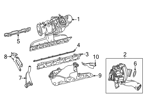 2024 Mercedes-Benz CLE53 AMG Turbocharger & Components