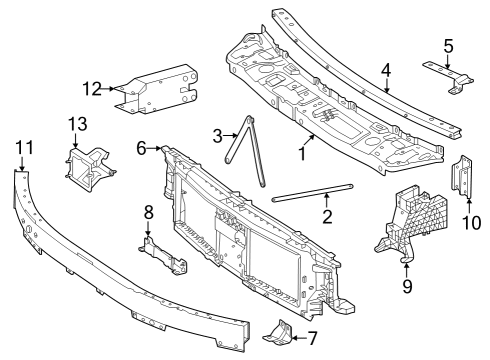 2024 Mercedes-Benz C63 AMG S E Performance Radiator Support