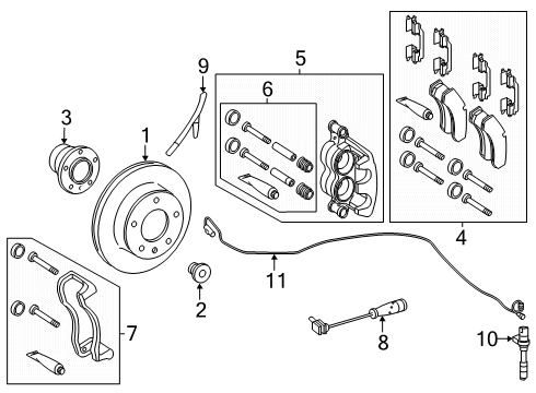 2024 Mercedes-Benz eSprinter Front Brakes