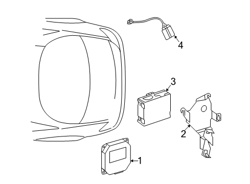 2013 Mercedes-Benz CL65 AMG Electrical Components Diagram 5