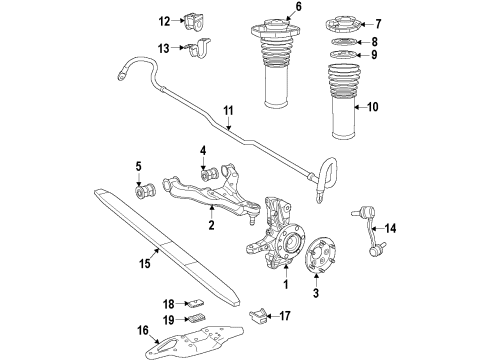 2013 Mercedes-Benz Sprinter 3500 Front Suspension Diagram
