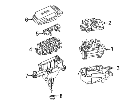 2025 Mercedes-Benz GLS450 Fuse & Relay
