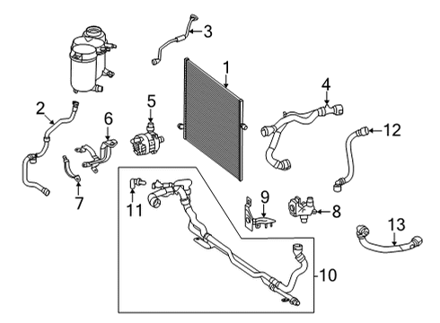 2023 Mercedes-Benz C300 Intercooler Diagram