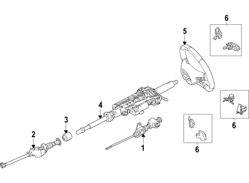 2019 Mercedes-Benz AMG GT R Steering Column Diagram