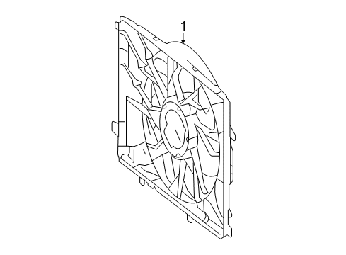 2015 Mercedes-Benz E350 Cooling Fan Diagram