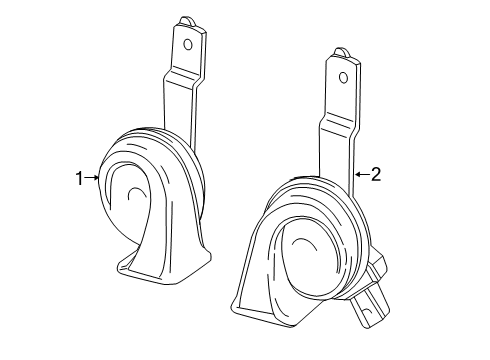 2021 Mercedes-Benz S560 Horn Diagram